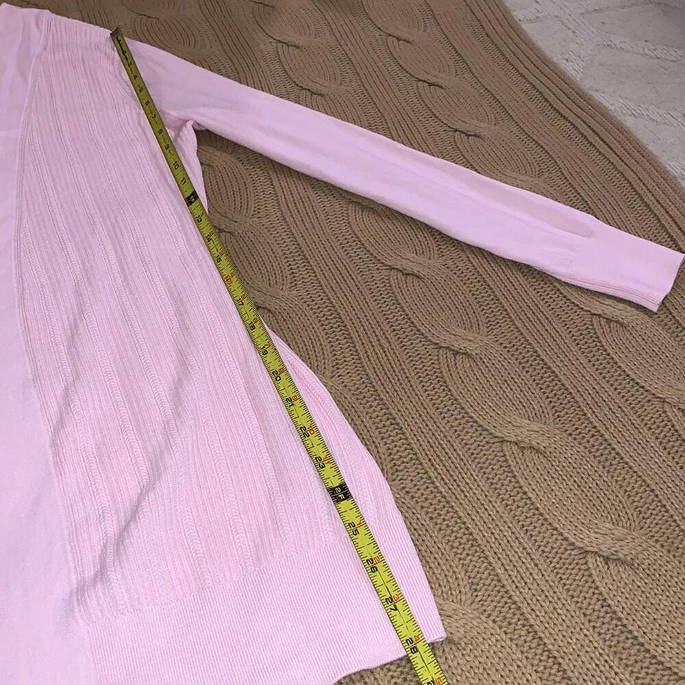 Talbots pink duster sweater - Picture 10 of 12